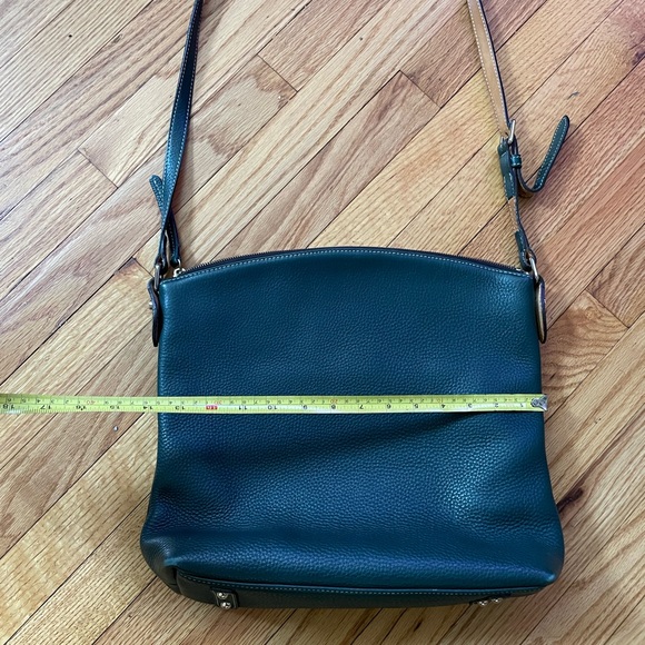 Dooney & Bourke Vintage Rare Pebble Grain Leather Large Hobo Hunter Sac West - Picture 9 of 15